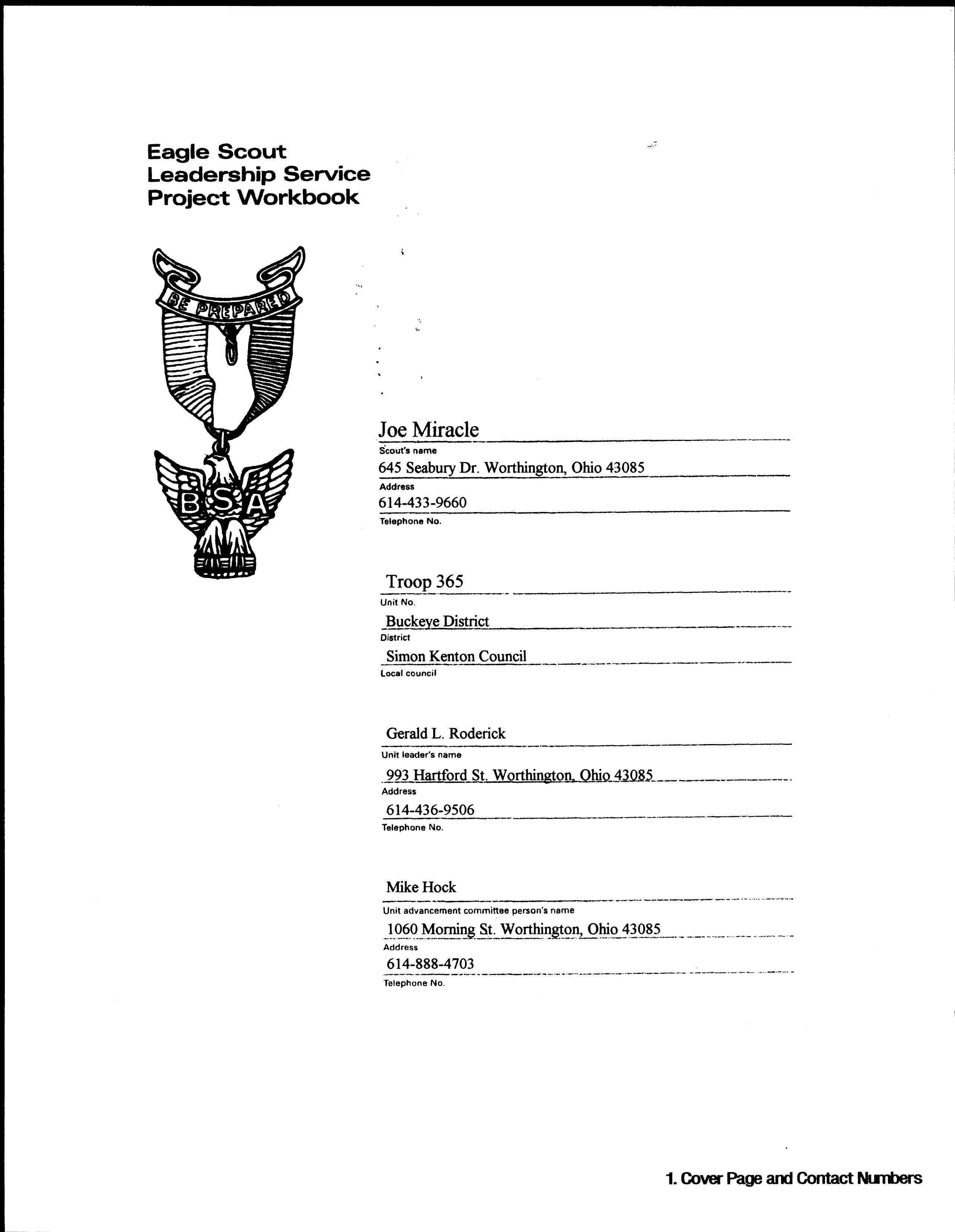 Eagle Scout Leadership Service Project Workbook