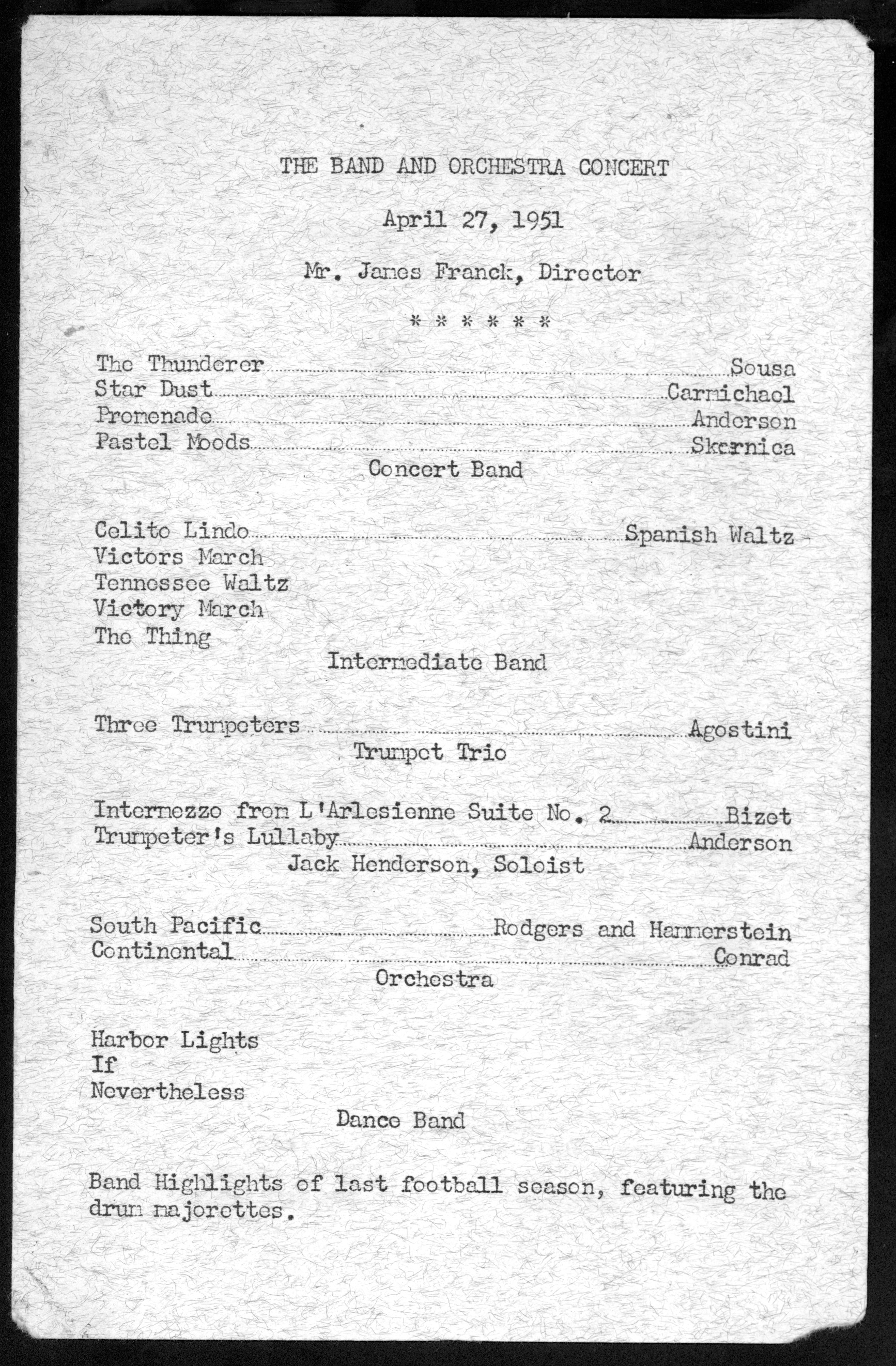 The Band and Orchestra Concert