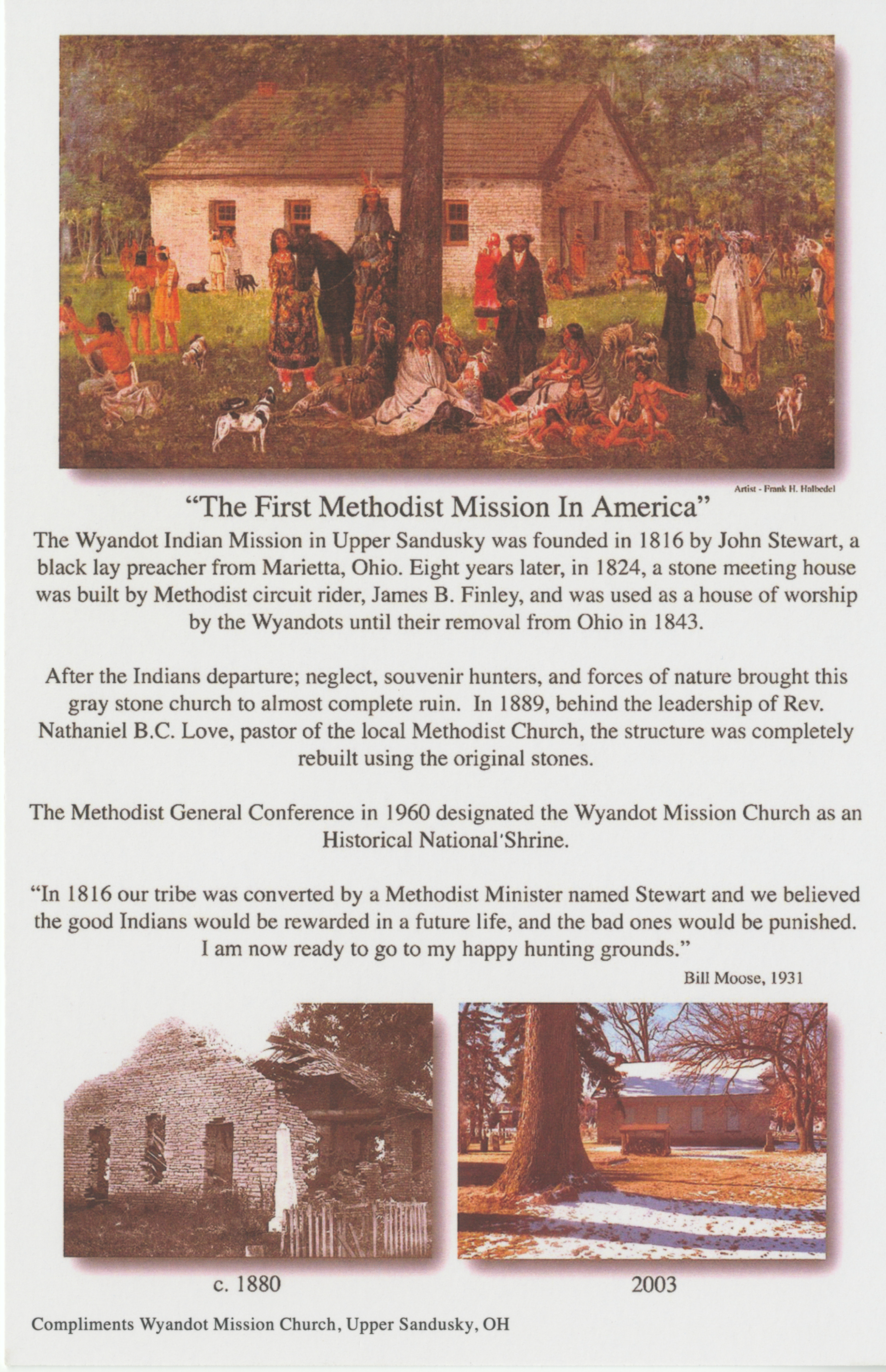 The First Methodist Mission in America