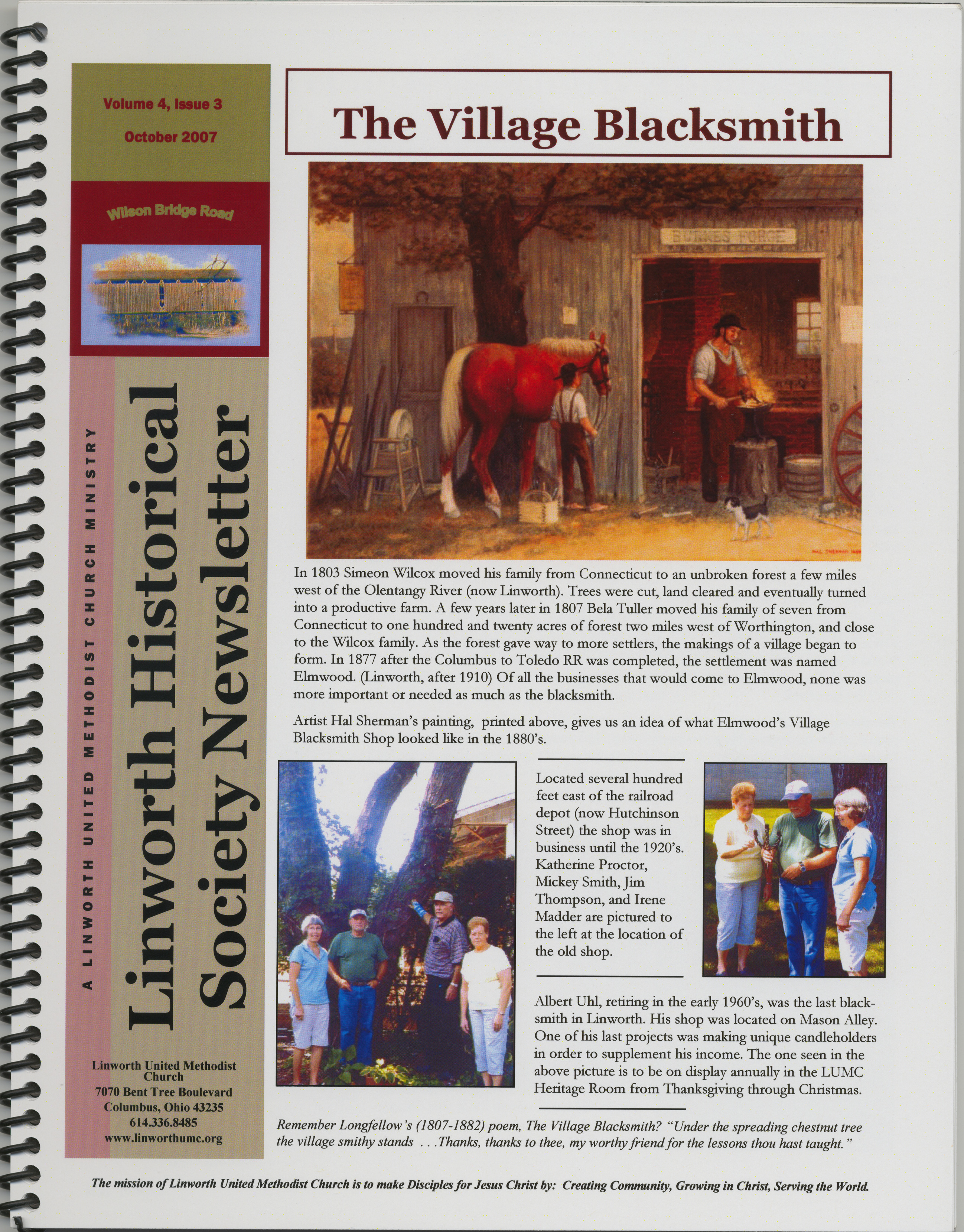 The Village Blacksmith