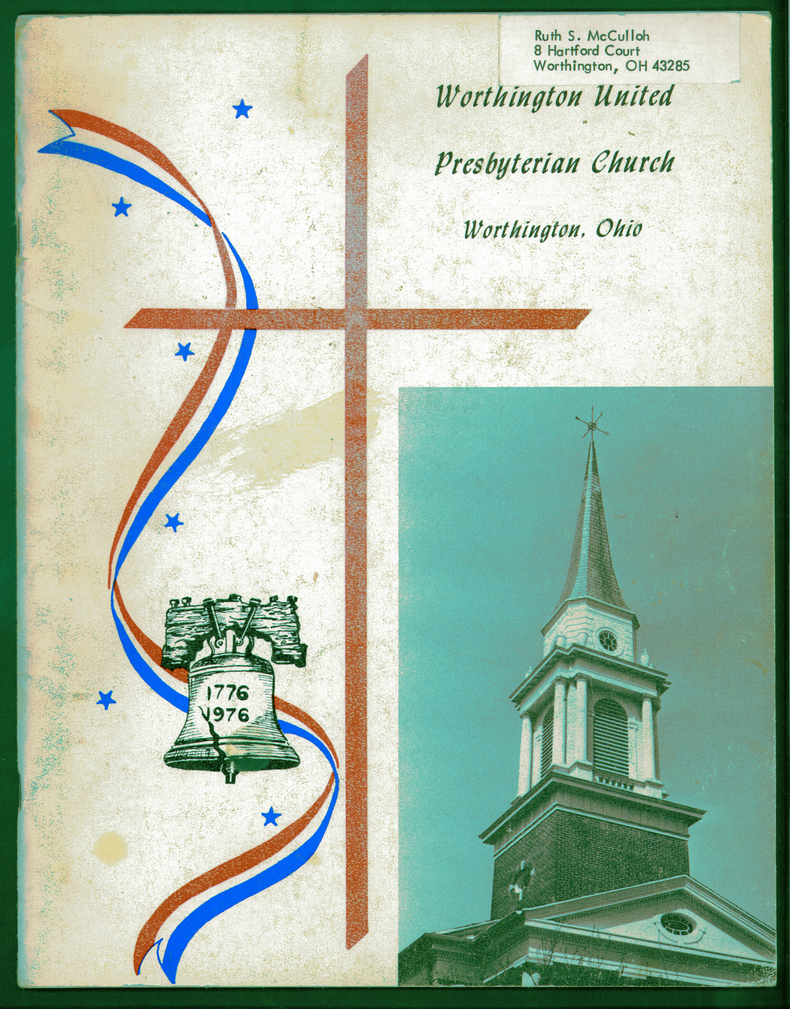 Worthington United Presbyterian Church Worthington, Ohio
