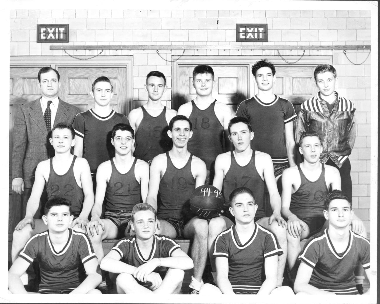 1944-1945 Reserve Basketball Squad