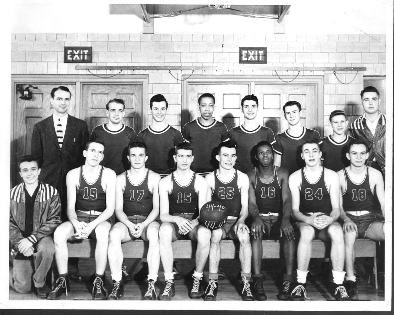 1944-1945 Varsity Basketball Team