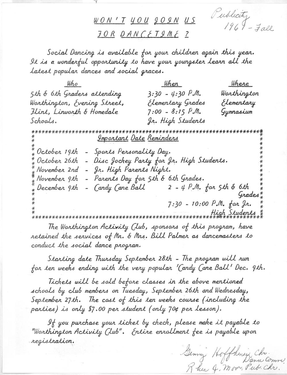 Activity Club Publicity