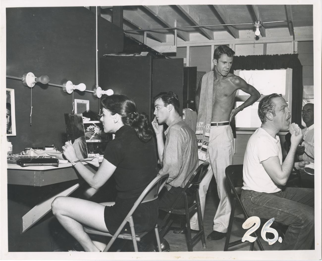 Actors in Dressing Room at Playhouse on the Green