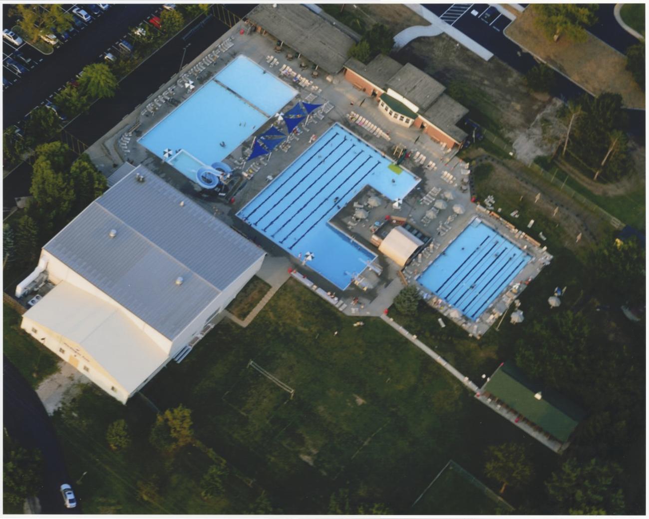 Aerial View of Worthington Pools, 2011