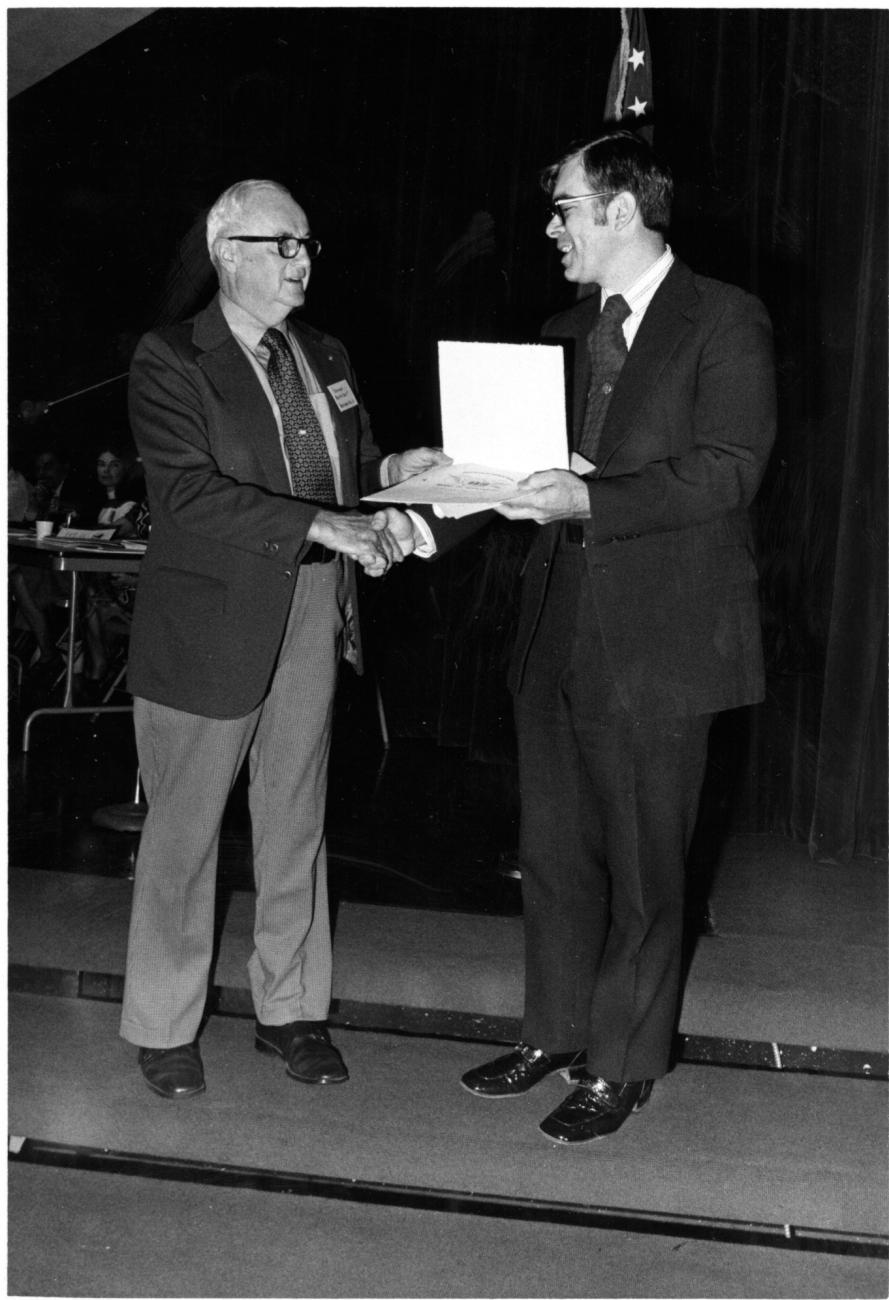 Award of Achievement for the Orange Johnson House