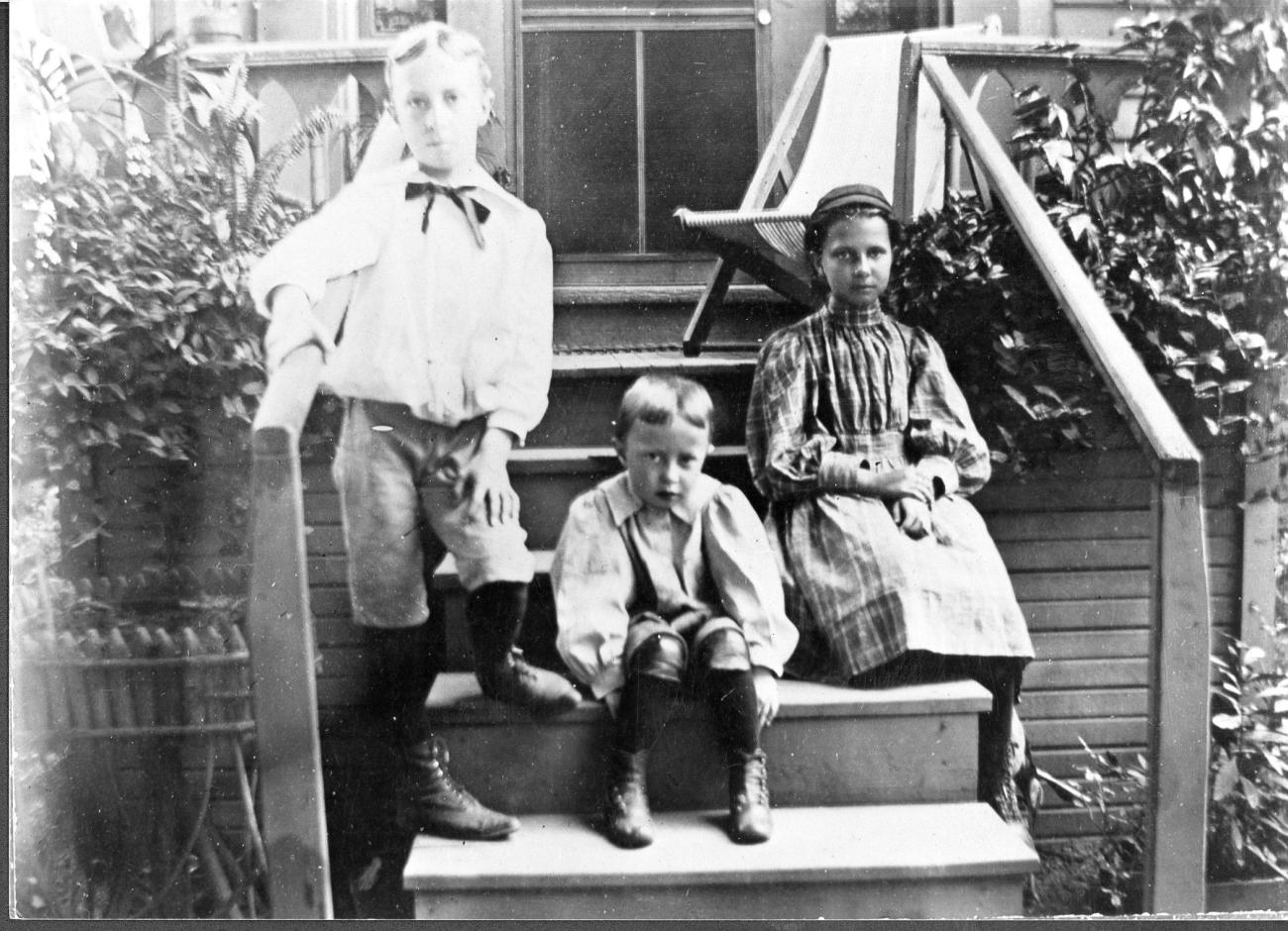 Badger Children at the Old Rectory