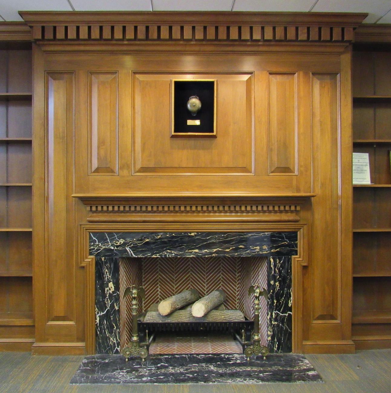 Bell from the Griswold Inn Displayed at Huntington Bank