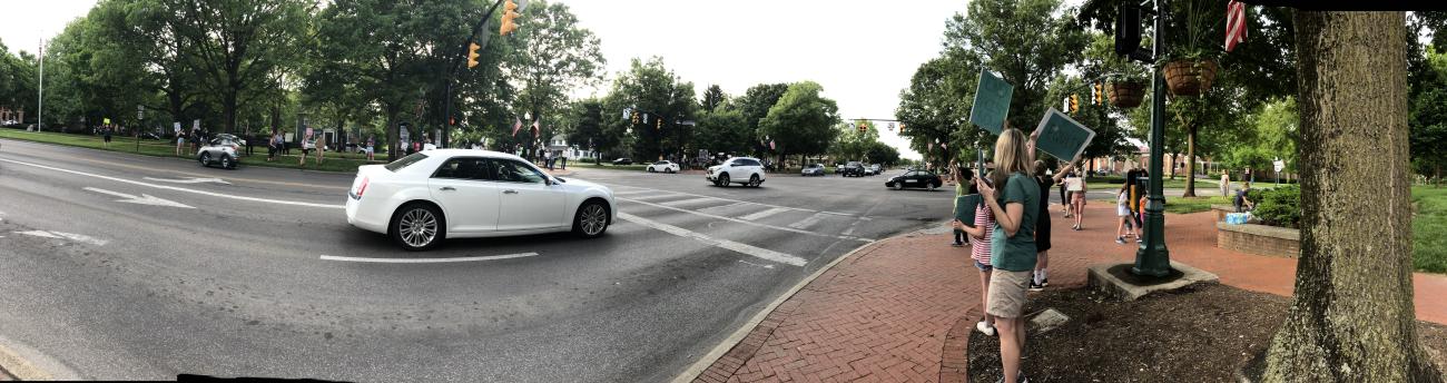 Black Lives Matter Protest on the Village Green