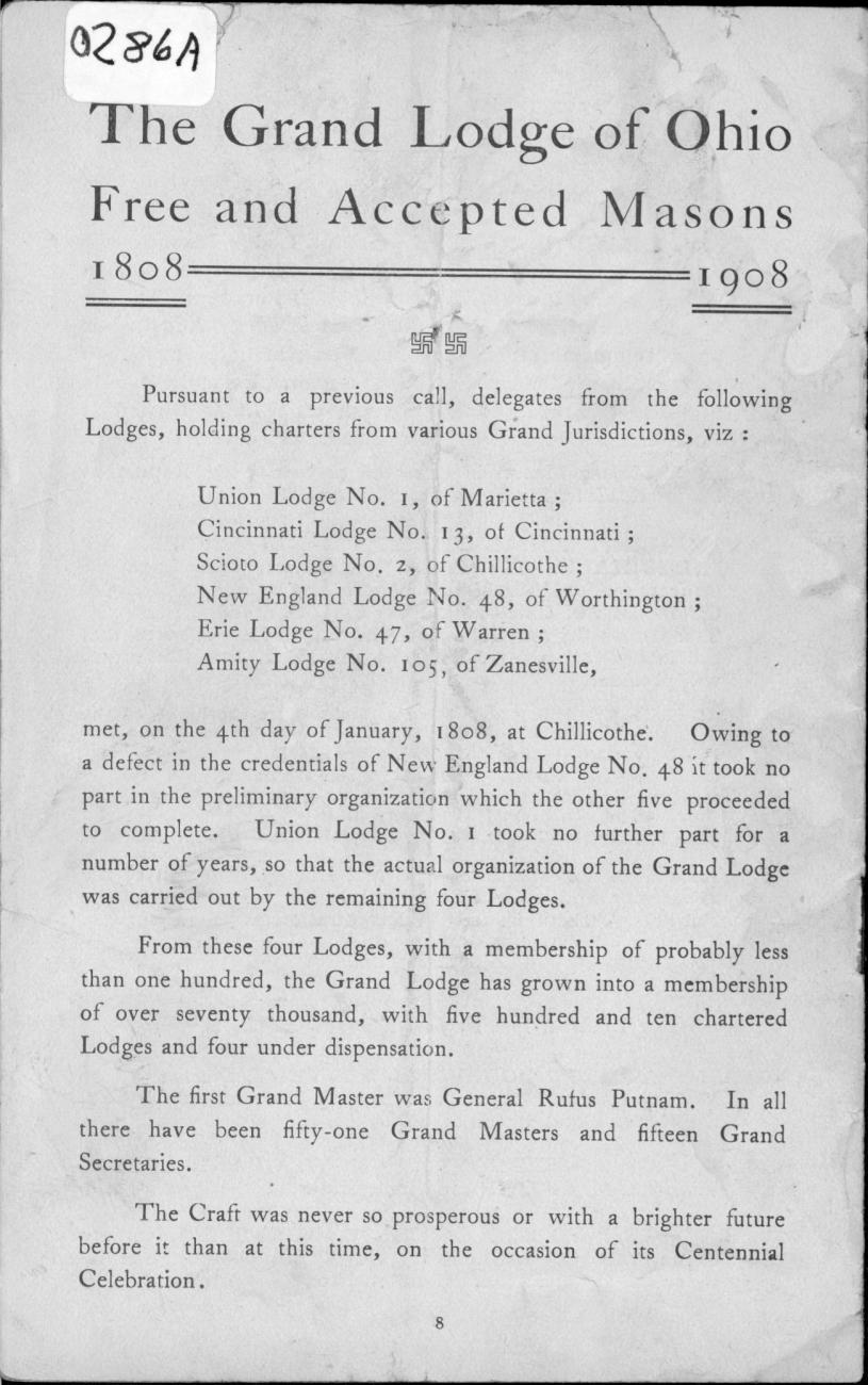 Centennial Celebration Program