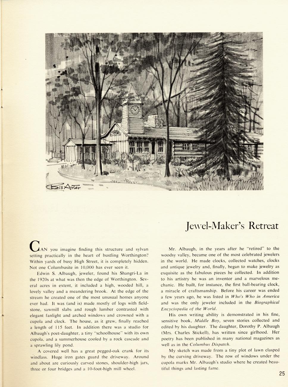 Columbus Vignettes: The Jewel-Maker's Retreat