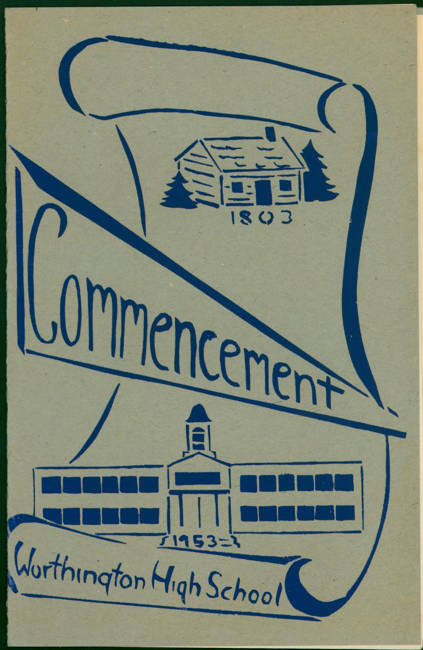 Commencement: Worthington High School 1953