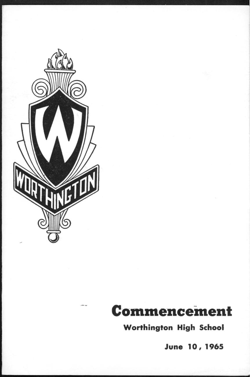 Commencement: Worthington High School 1965