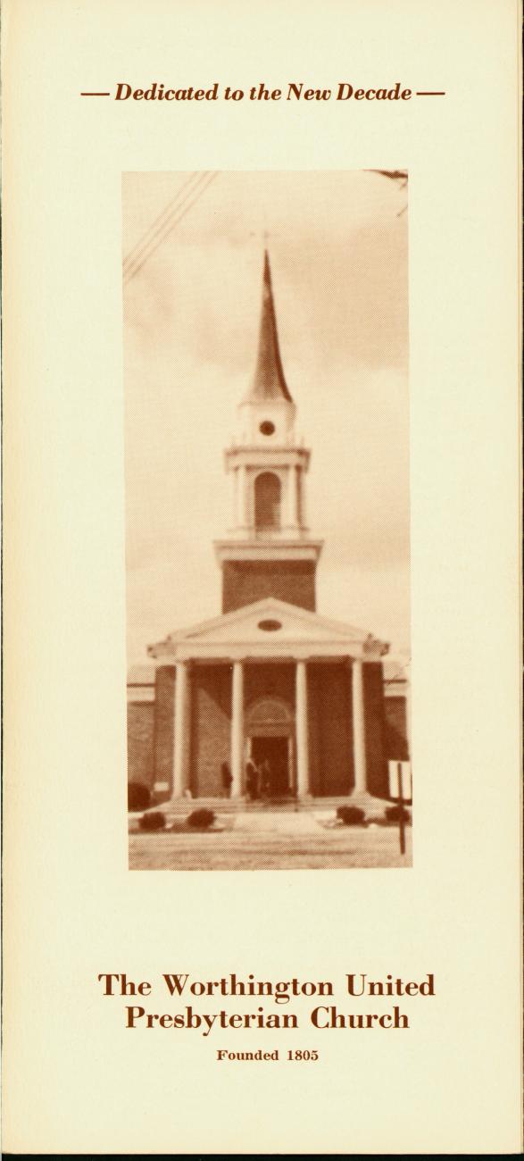 Dedicated to the New Decade: The Worthington United Presbyterian Church