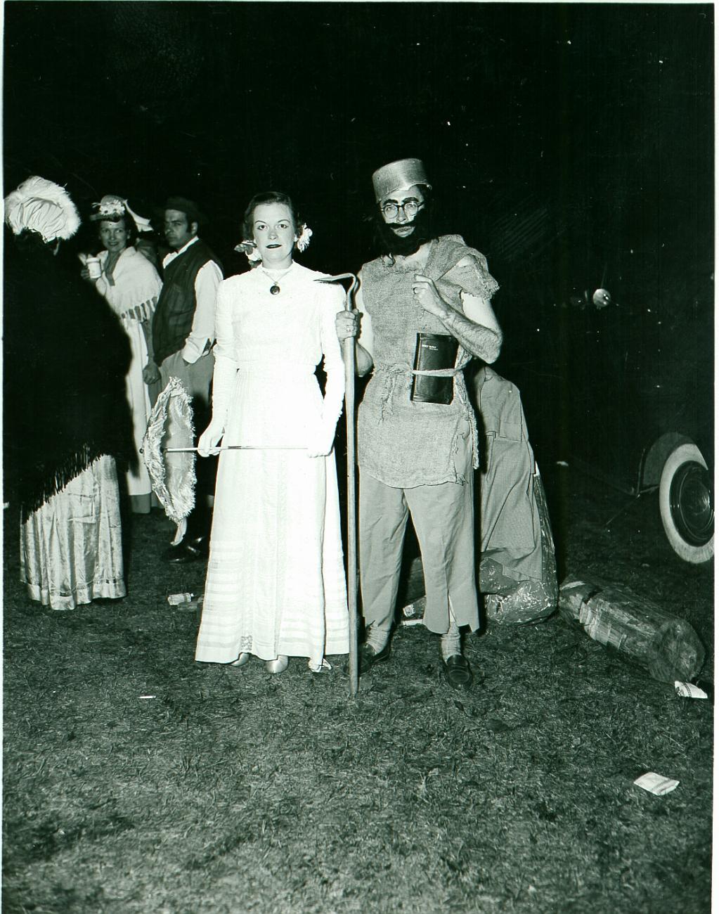 Dorothy and Dr. Charles Harding in costume