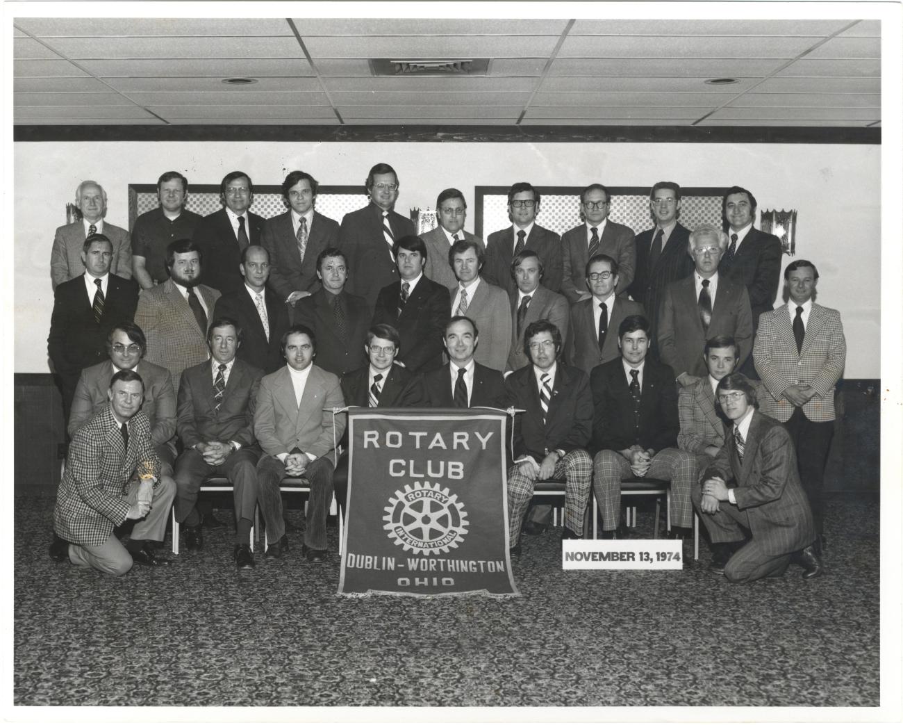 Dublin-Worthington Rotary Club Charter Members