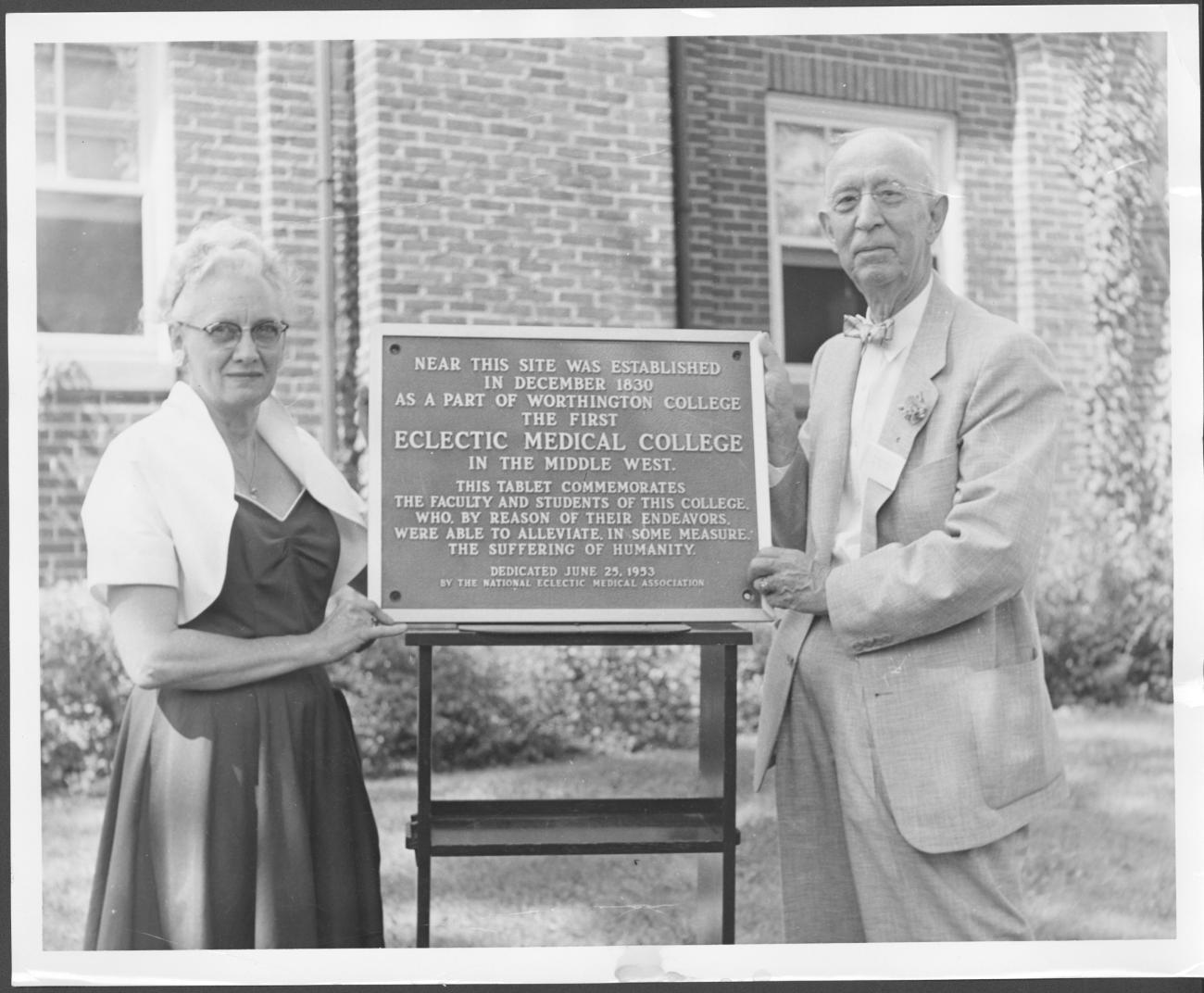 Eclectic Medical College Commemoration