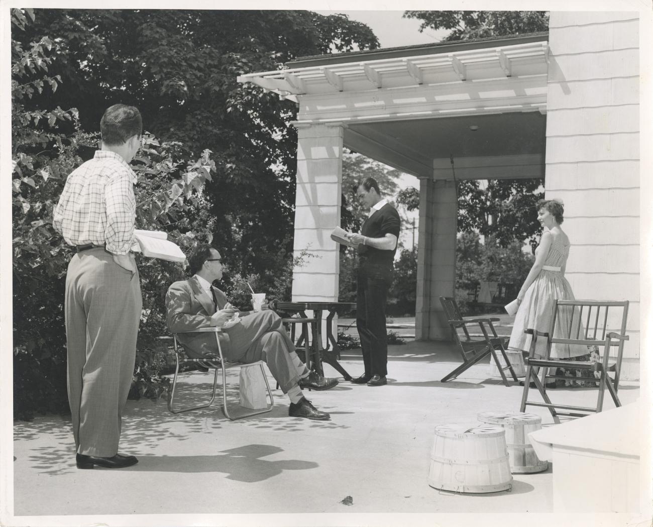 Edward Ludlum, Joseph Weaver, Joel Thomas and Yvonne Clifford of Playhouse on the Green