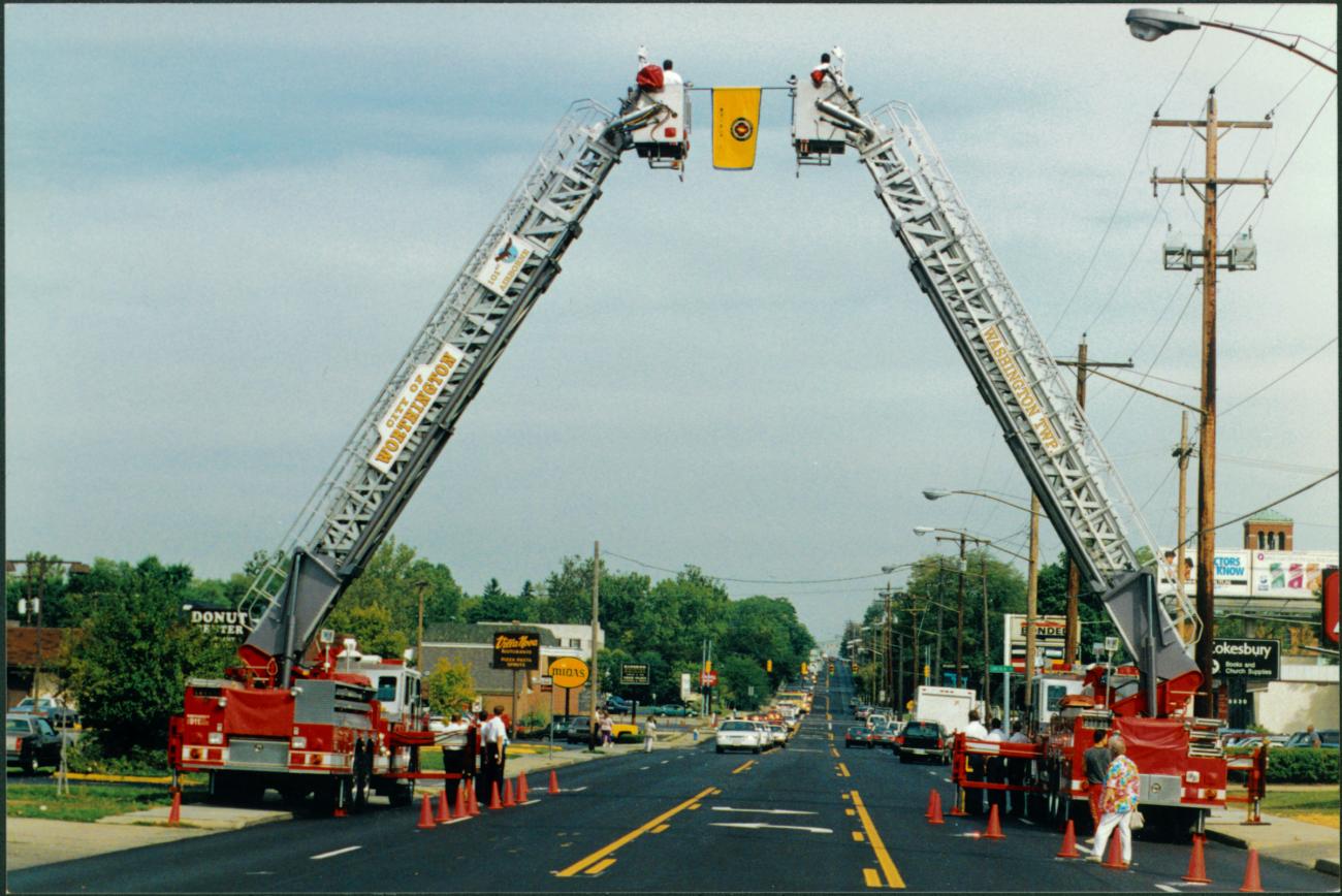 Fire Chief Funeral Procession