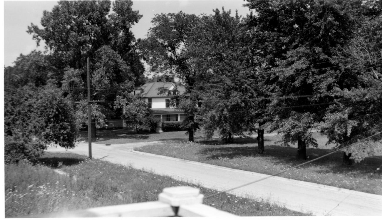Formerly 799 Hartford Street: View from the Porch of Old Rectory