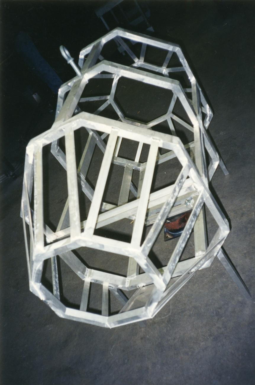 Frame of the Pig Iron BBQ Pig Statue