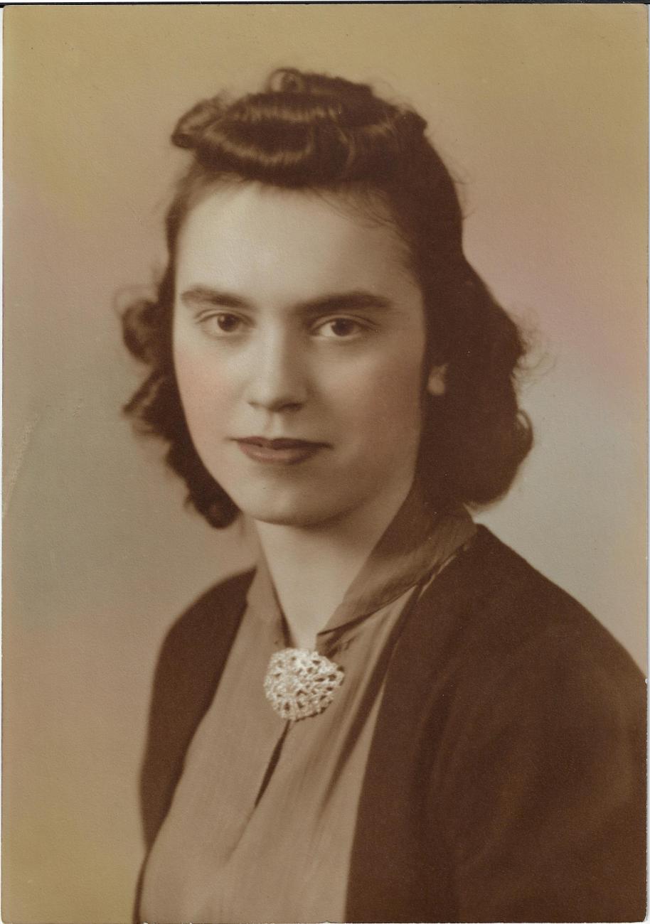 Graduation Portrait of Atha Aline Wilcox, 1939