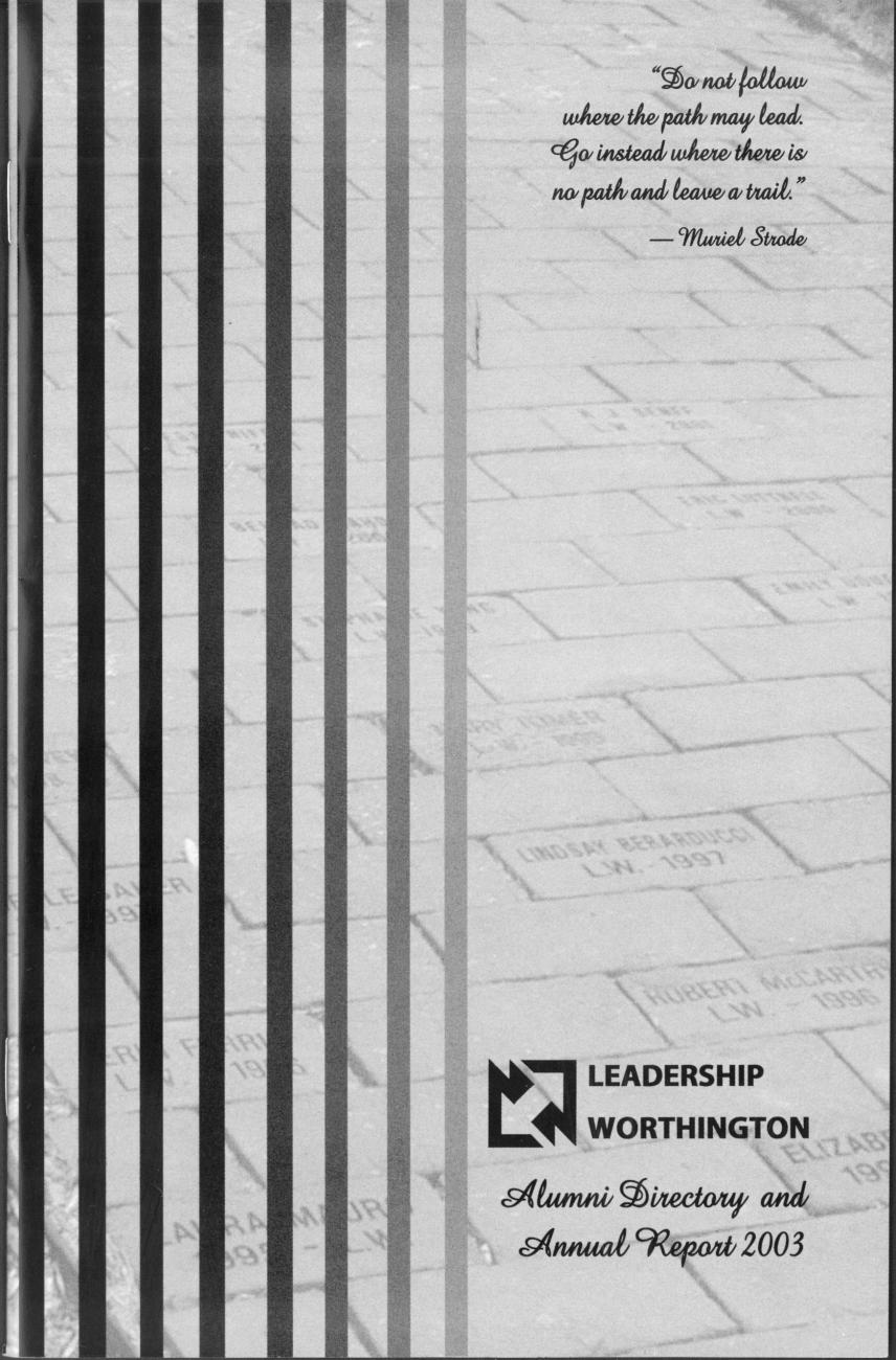 Leadership Worthington Alumni Directory and Annual Report 2003