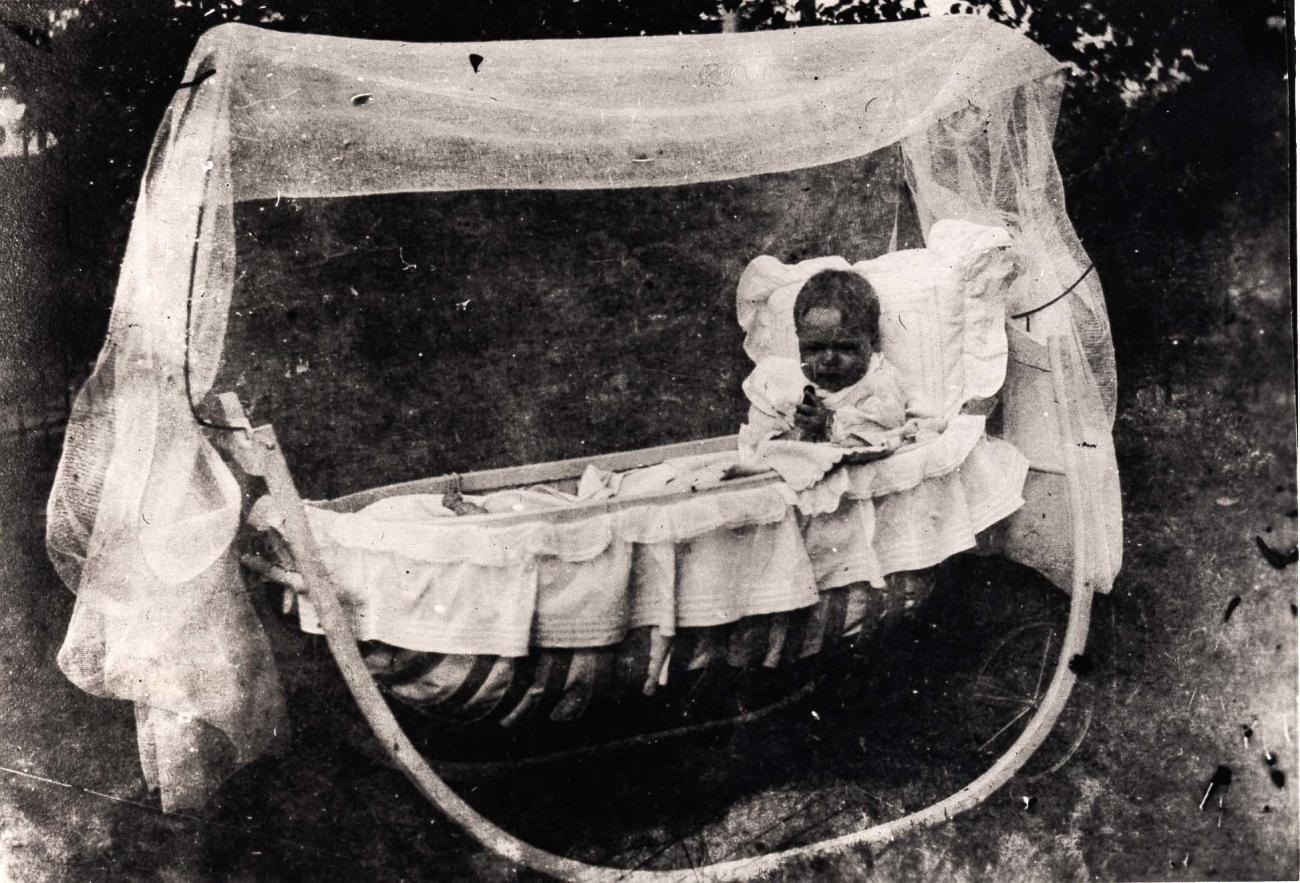 Mary Ellen Hutton Minton in Cradle