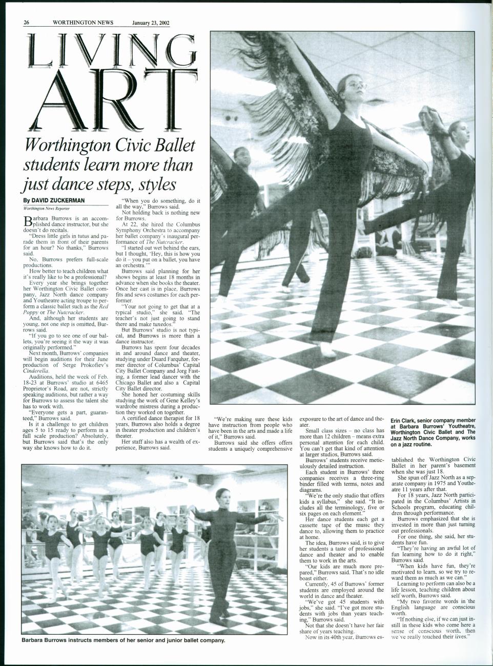 Miss Burrows Fine Arts Scholarship Folio