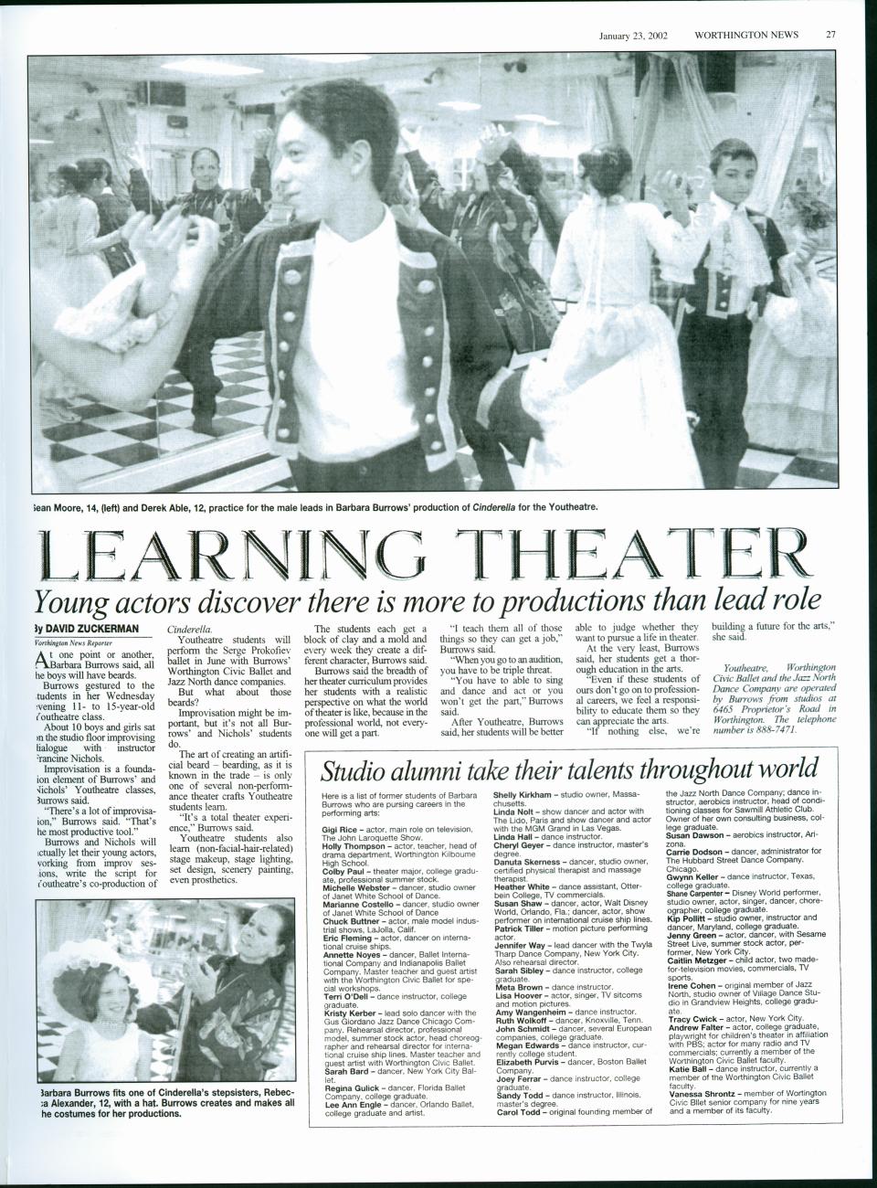 Miss Burrows Fine Arts Scholarship Folio