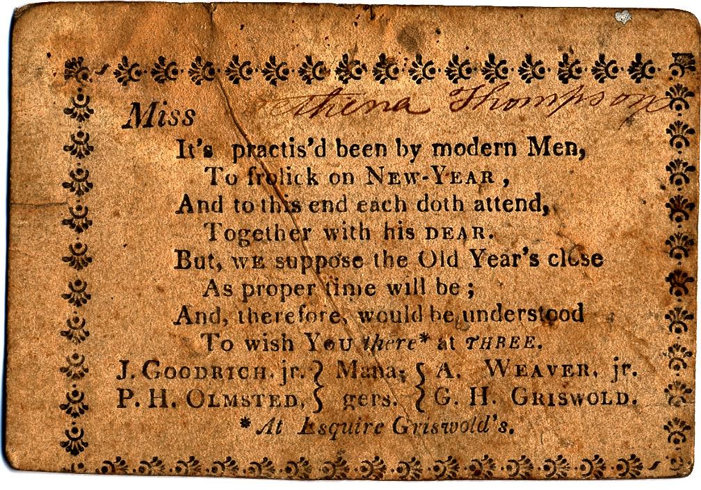 New Year's "Frolic" Invitation