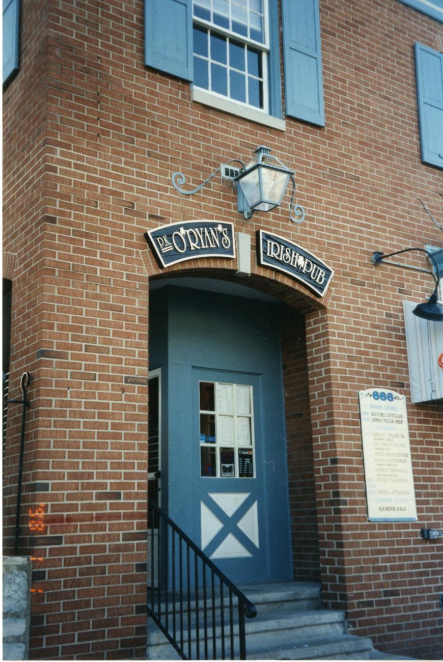 P.K. O'Ryan's Storefront and Sign