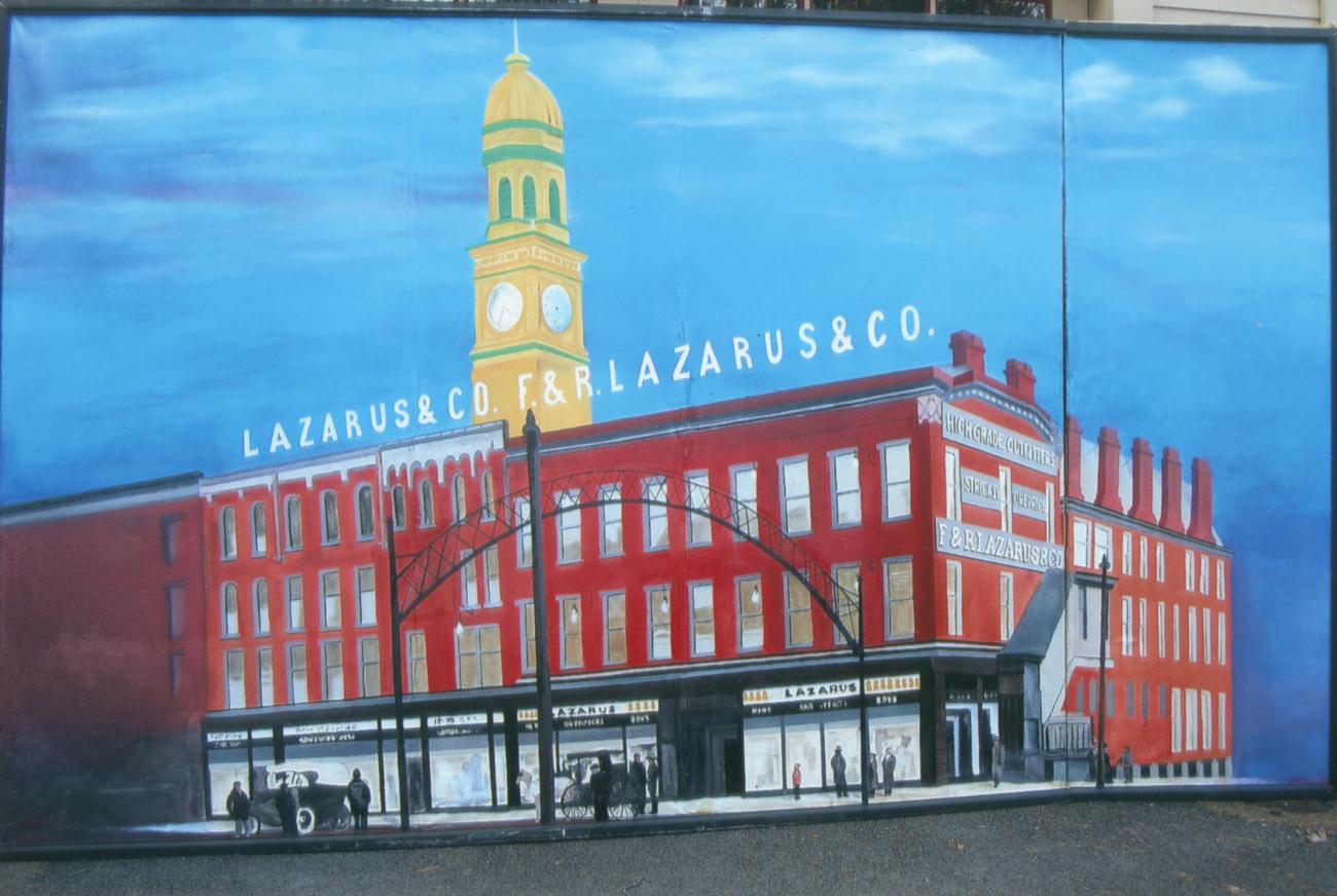 Painting of the Lazarus Building