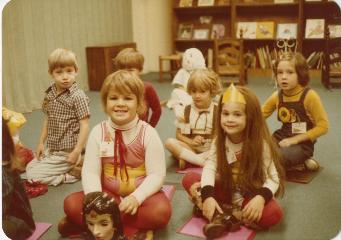 Photograph of Children at Storytime at the Worthington Public Library, 752 High Street
