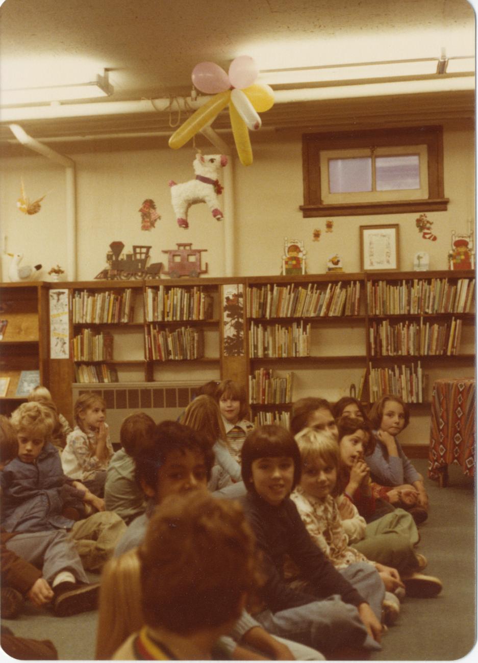 Photograph of Children at Storytime at the Worthington Public Library, 752 High Street
