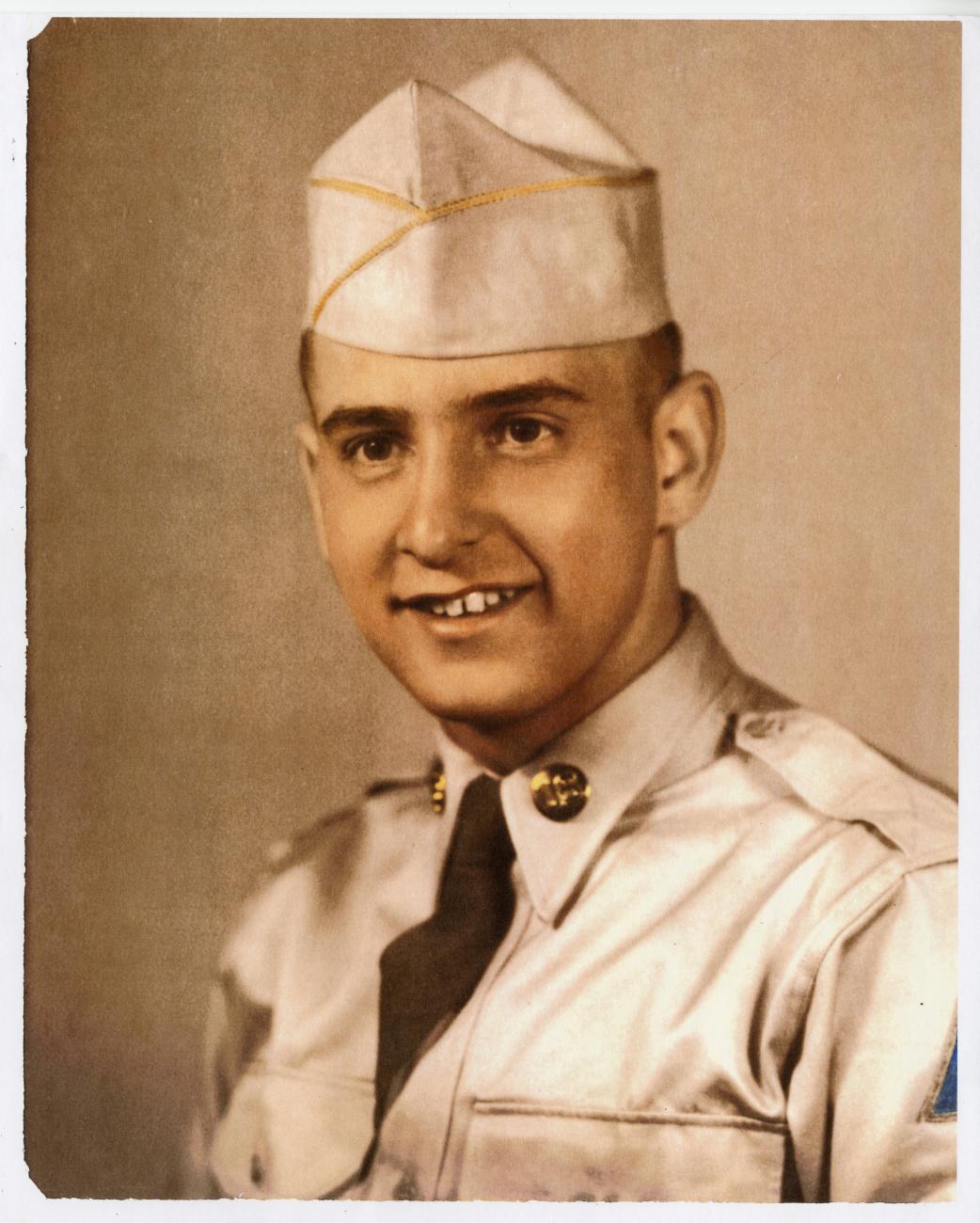 Photograph of Chuck Dailey in His Army Uniform