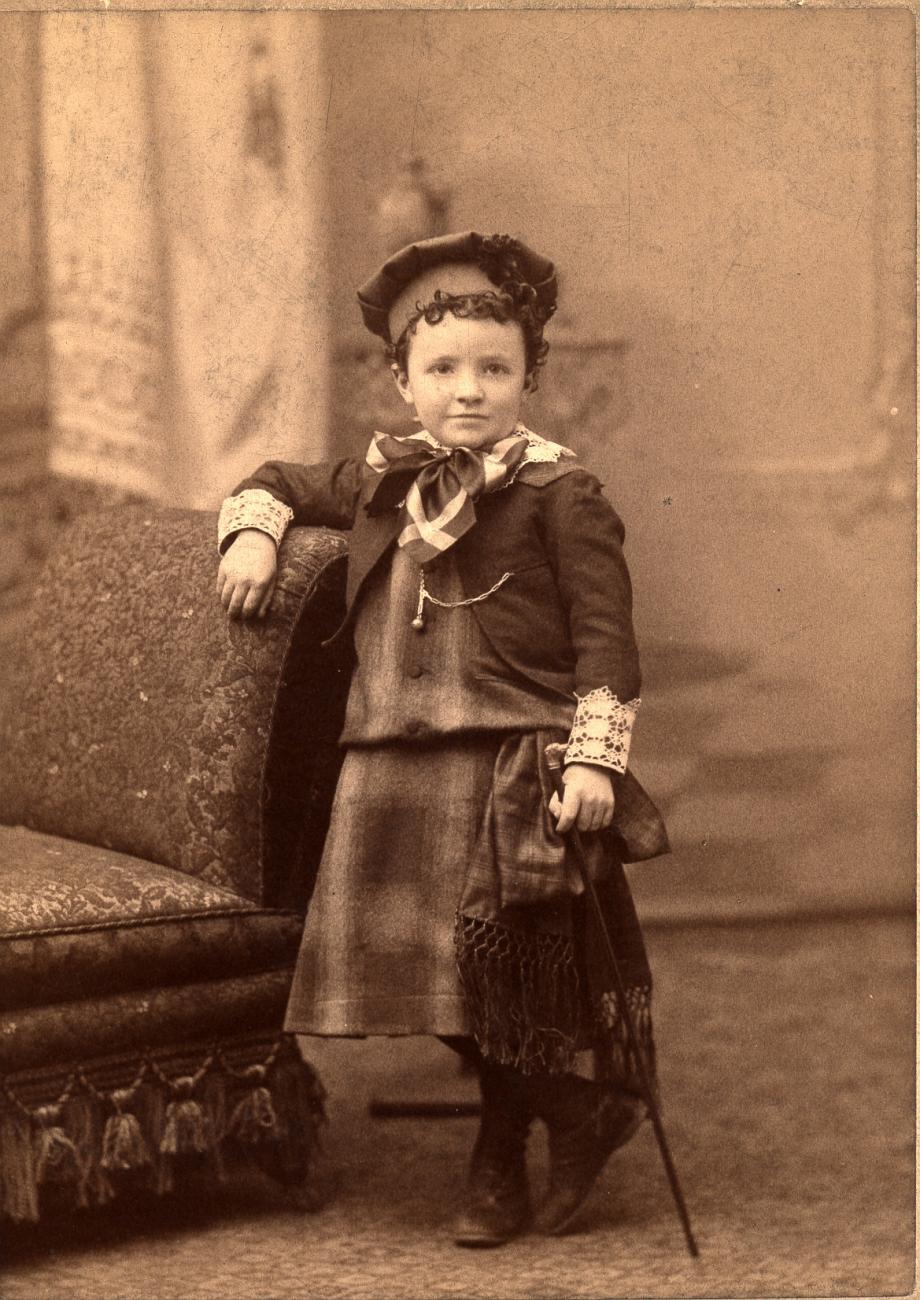 Photograph of Frame C. Brown as a Child