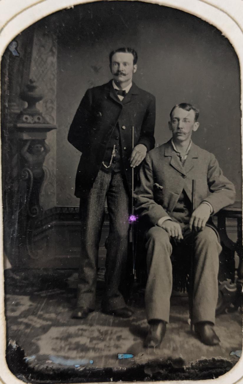 Photograph of James Franklin Pinney and Charles Ernest Pinney