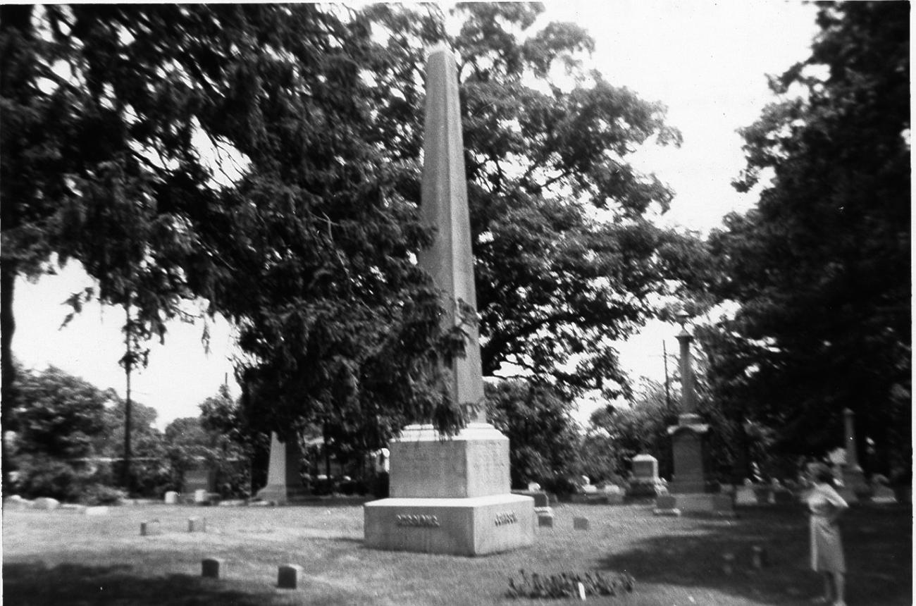 Photograph of Johnson Sessions Monument