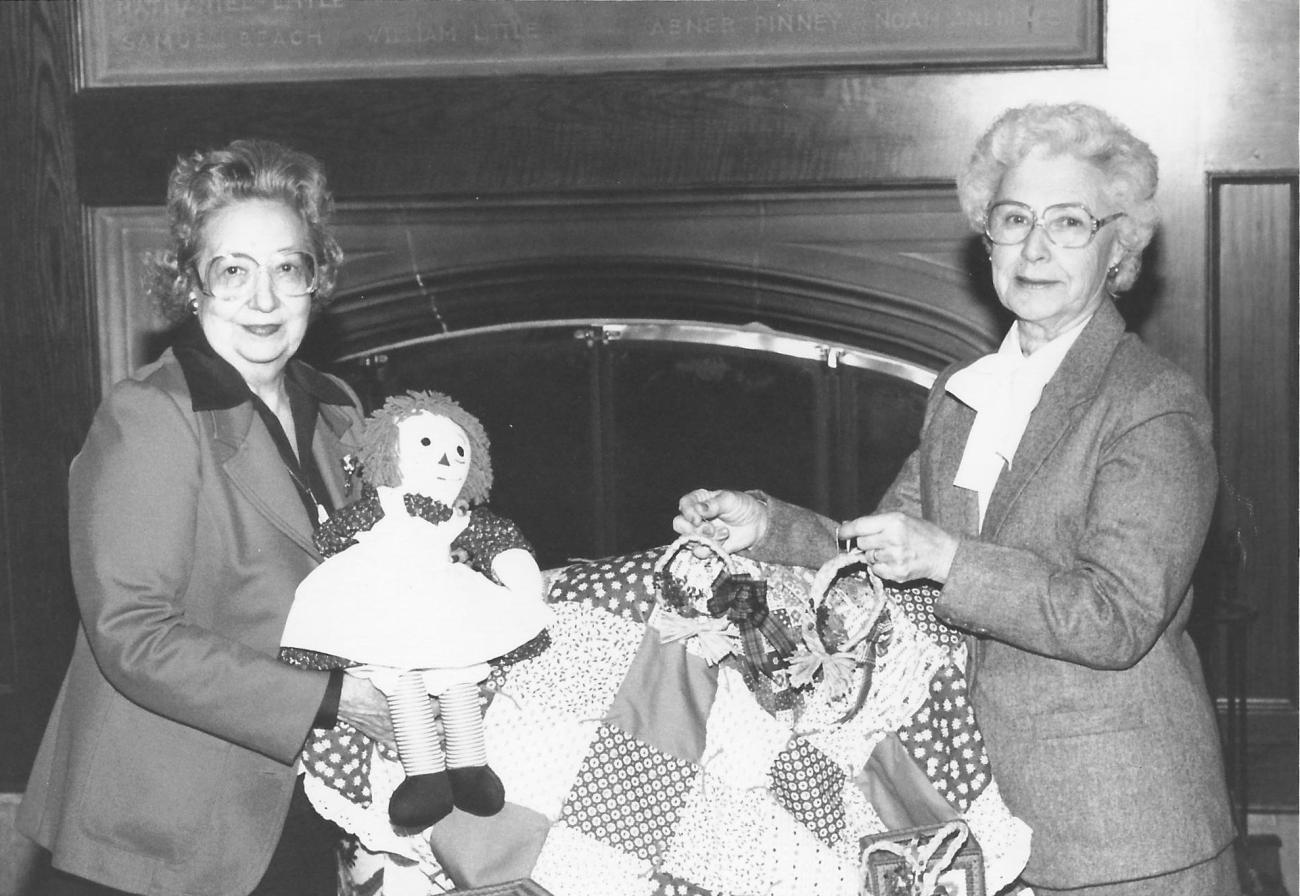 Photograph of Julia Loofbourrow and Nelda McMillen