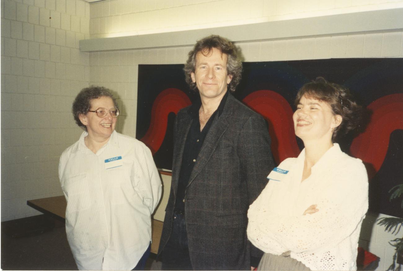 Photograph of Lee Landry, Frank Muller and Ann Badger