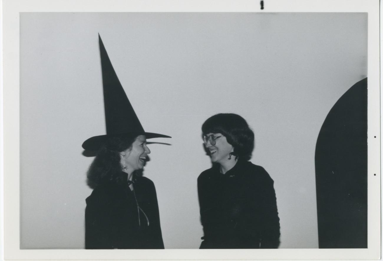 Photograph of Librarians Rachel Alexander and Jo Osborne