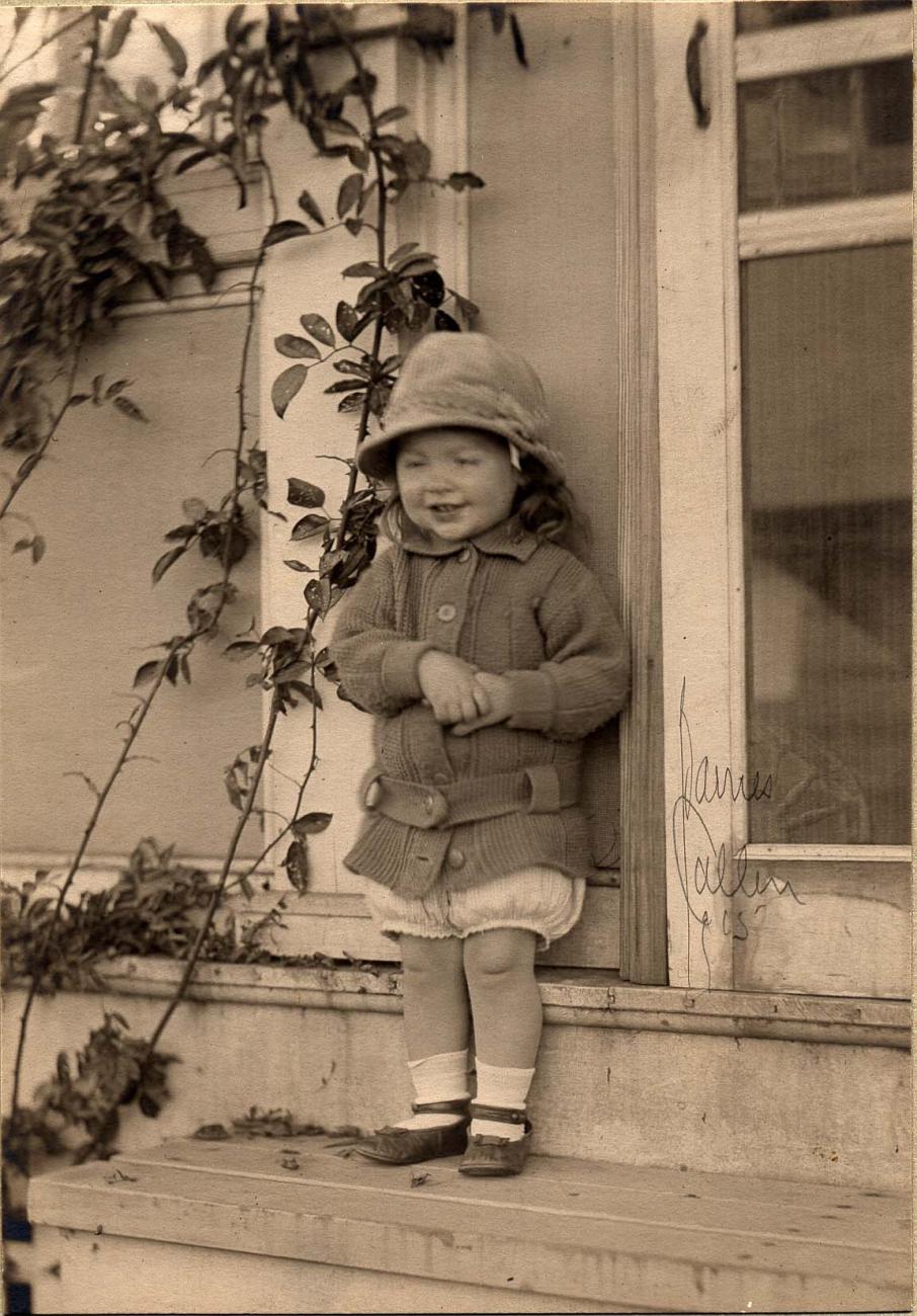 Photograph of Molly Brown Caren Fisher at Age Two