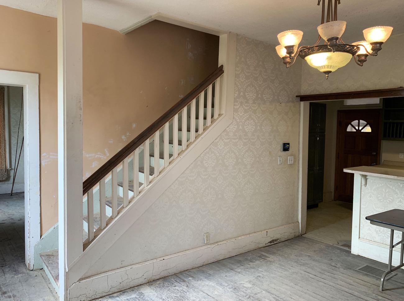Photograph of Stairway at the Historic Gardner Homestead