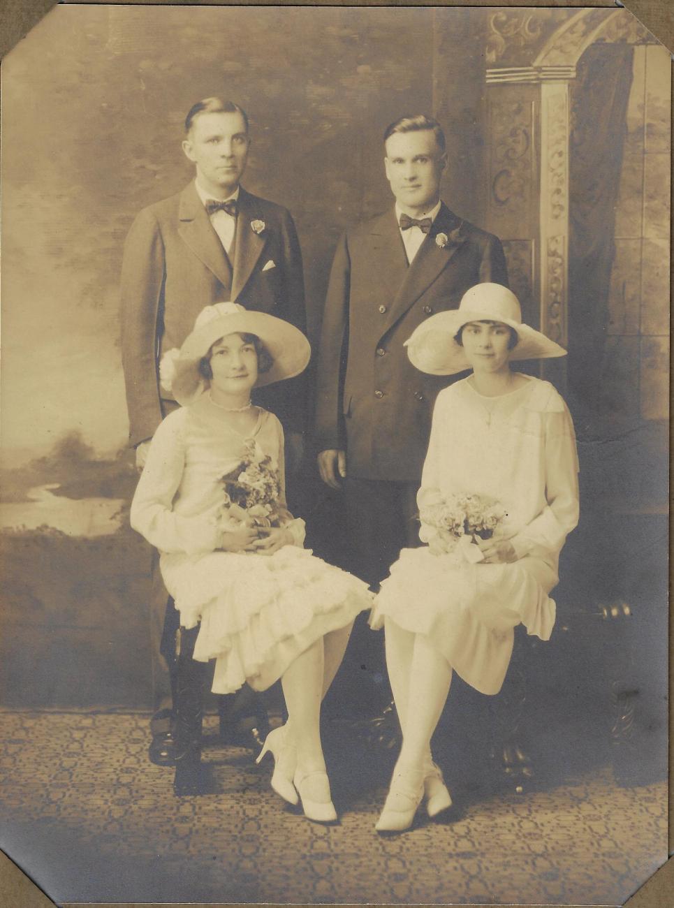Photograph of Wedding of Marie Morgan and Ernst Chrestensen