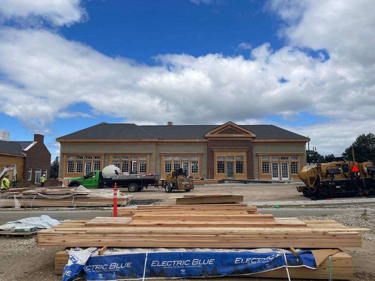Photograph of Worthington Gateway Construction