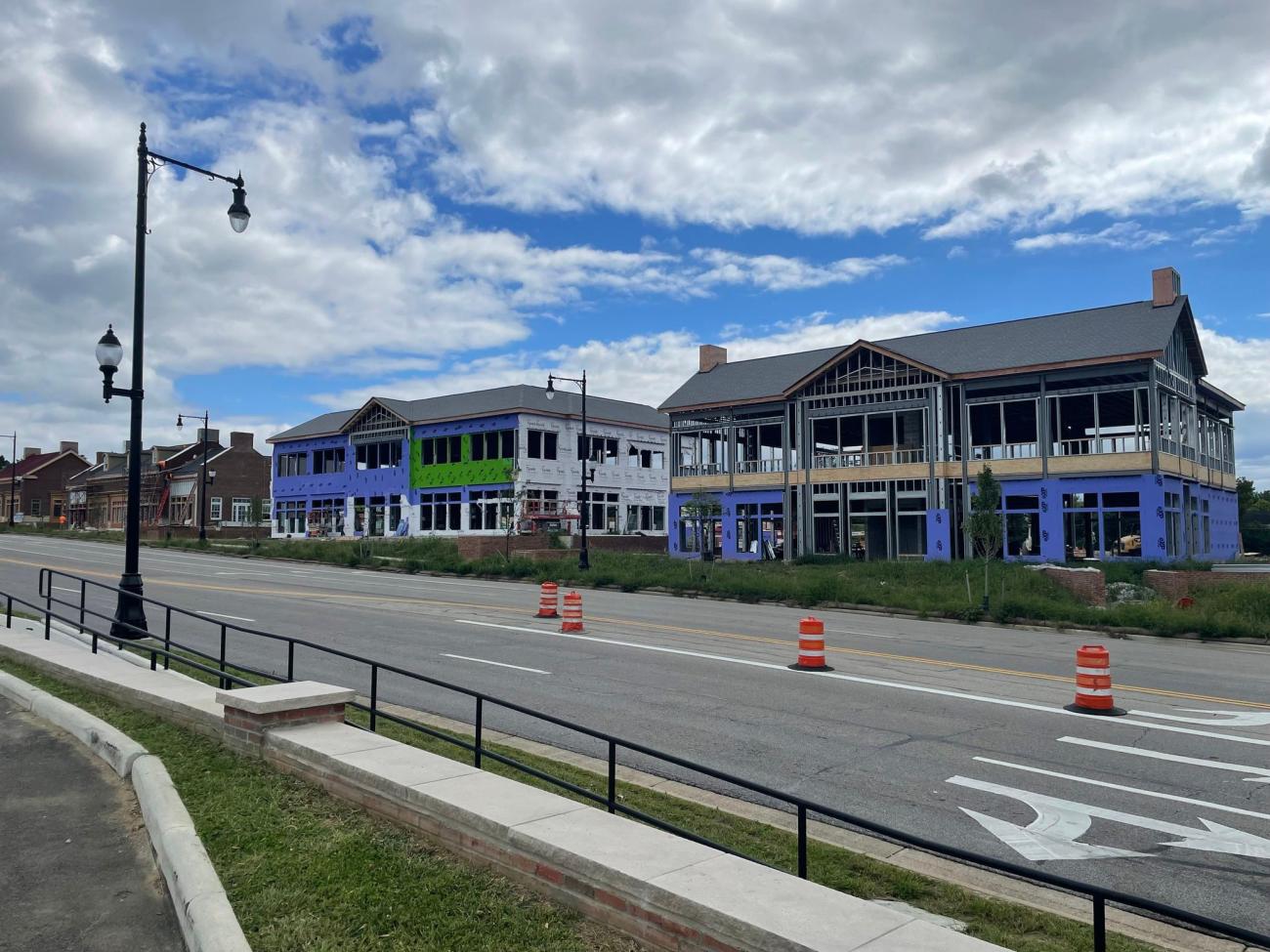 Photograph of Worthington Gateway Construction