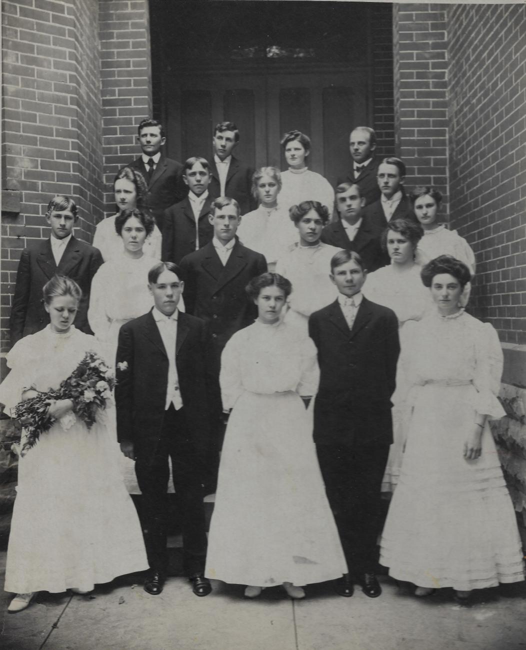 Photograph of Worthington High School Class of 1906