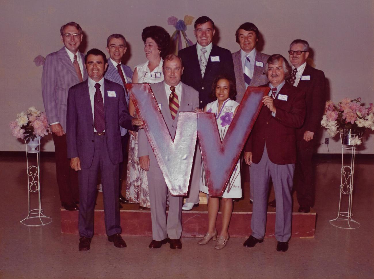 Photograph of Worthington High School Class of 1944 Reunion